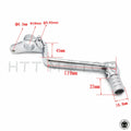 Chrome Folding Brake Shift Pedal Foot Lever for Suzuki GSX-R1300 Hayabusa (1999–2020)