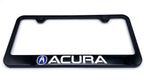 License Plate Frame Front for Acura with Black Plastic Blue Logo (1997–2025)