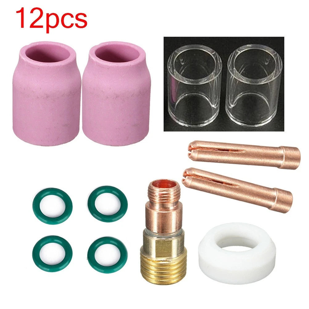 TIG Welding Torch Gas Lens Set for WP-17/18/26 (10N24S Collets)