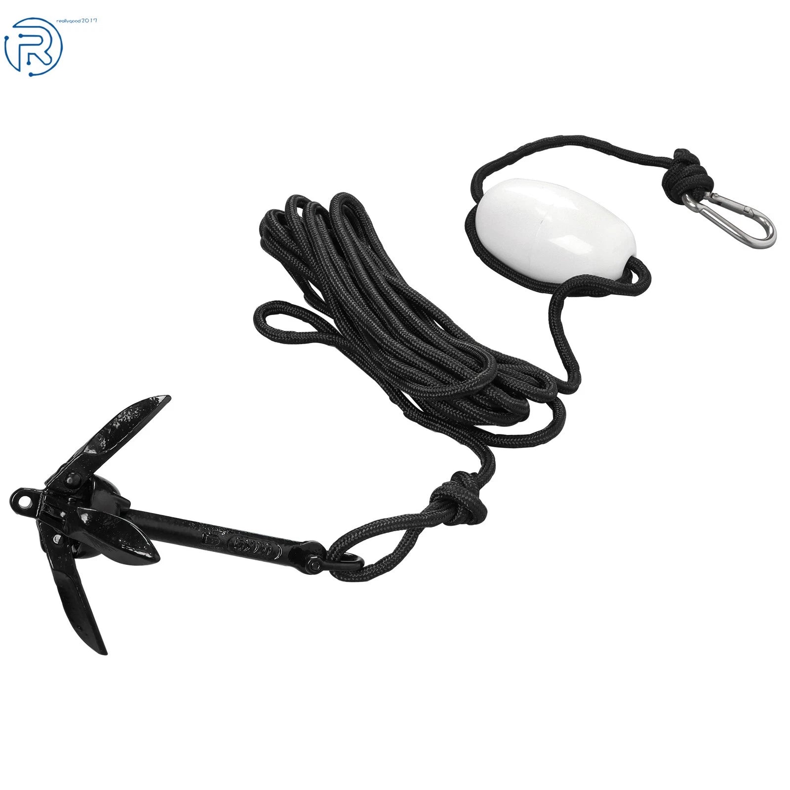 2 Pack Folding Anchor Set for Boat Kayak (Marine)