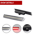 Amber Red LED Bumper Side Marker Indicator Lights for Acura TL (2004–2008)