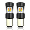 2X LED Switchback Turn Signal Parking Light Bulbs for Make Model (YYYY–YYYY)
