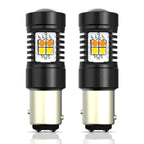 2X LED Switchback Turn Signal Parking Light Bulbs for Make Model (YYYY–YYYY)