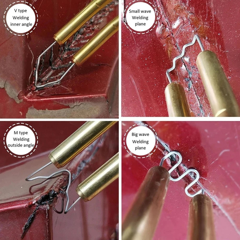 Set of 800 Pre-Cut Hot Staples for Car Bumper Plastic Welding Repair