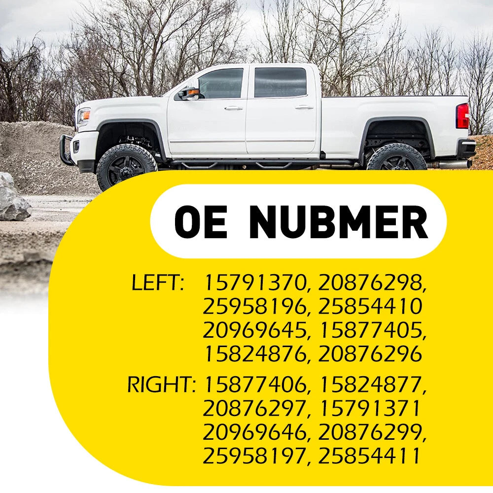 Lower Door Hinge Set for GMC Sierra 1500 Silverado (2007–2013)