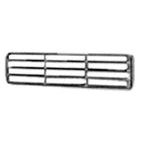 Replacement Black Driver Side Lower Grille Insert for Jeep Wrangler (JK) (2007–2018)