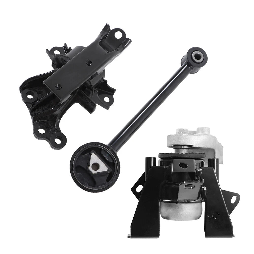 3X Engine Motor Mount Set for Mitsubishi Mirage (2014–2022)