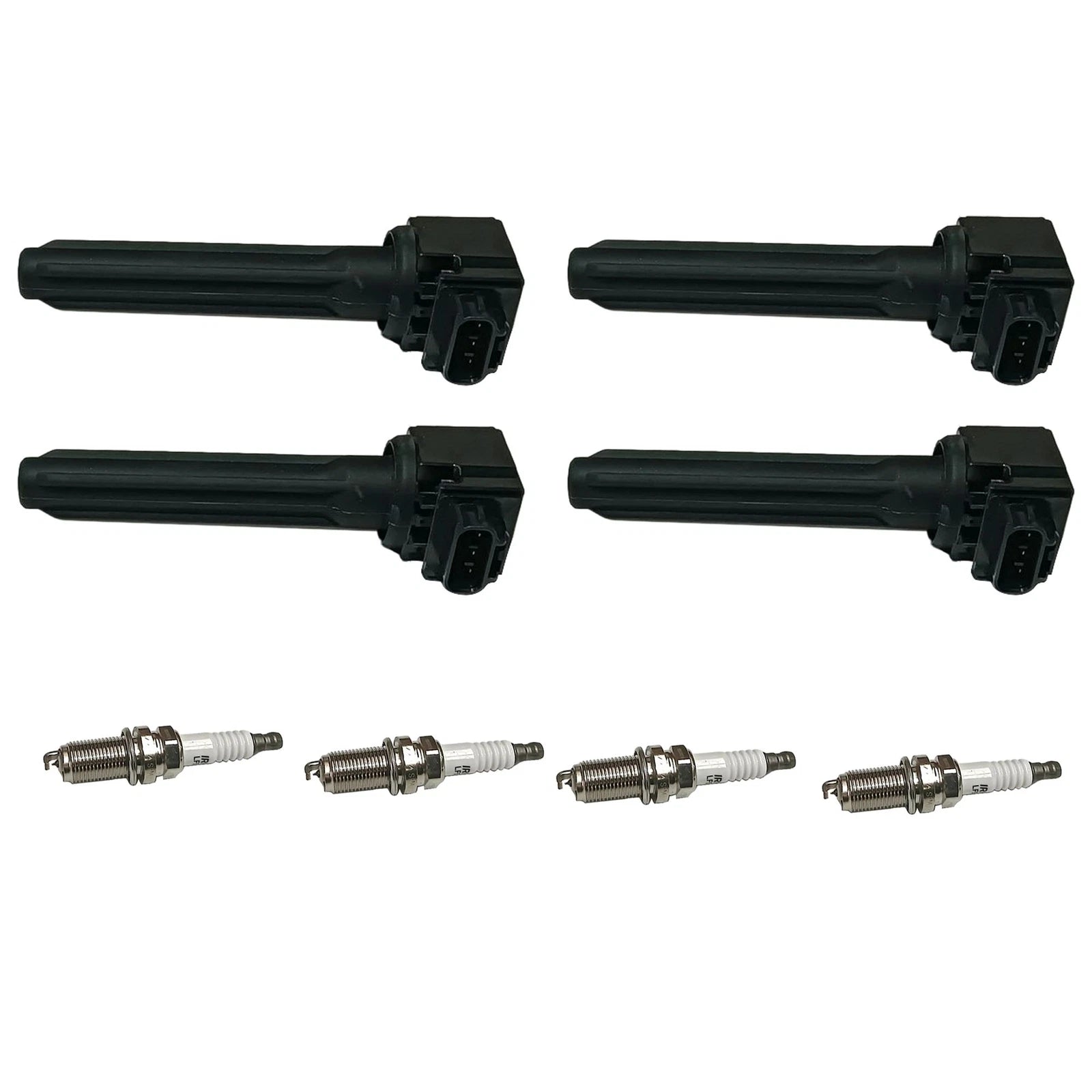 Set of 4 Ignition Coils and Spark Plugs for Mitsubishi Outlander (2014–2019)