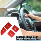 4pcs Handbrake Drive Mode Switch Button Covers for Hyundai Elantra (2021-2023)