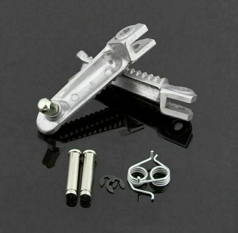 Front Bracket Footrest Footpeg Set for Yamaha R1 R6 R6S (1998–2012)