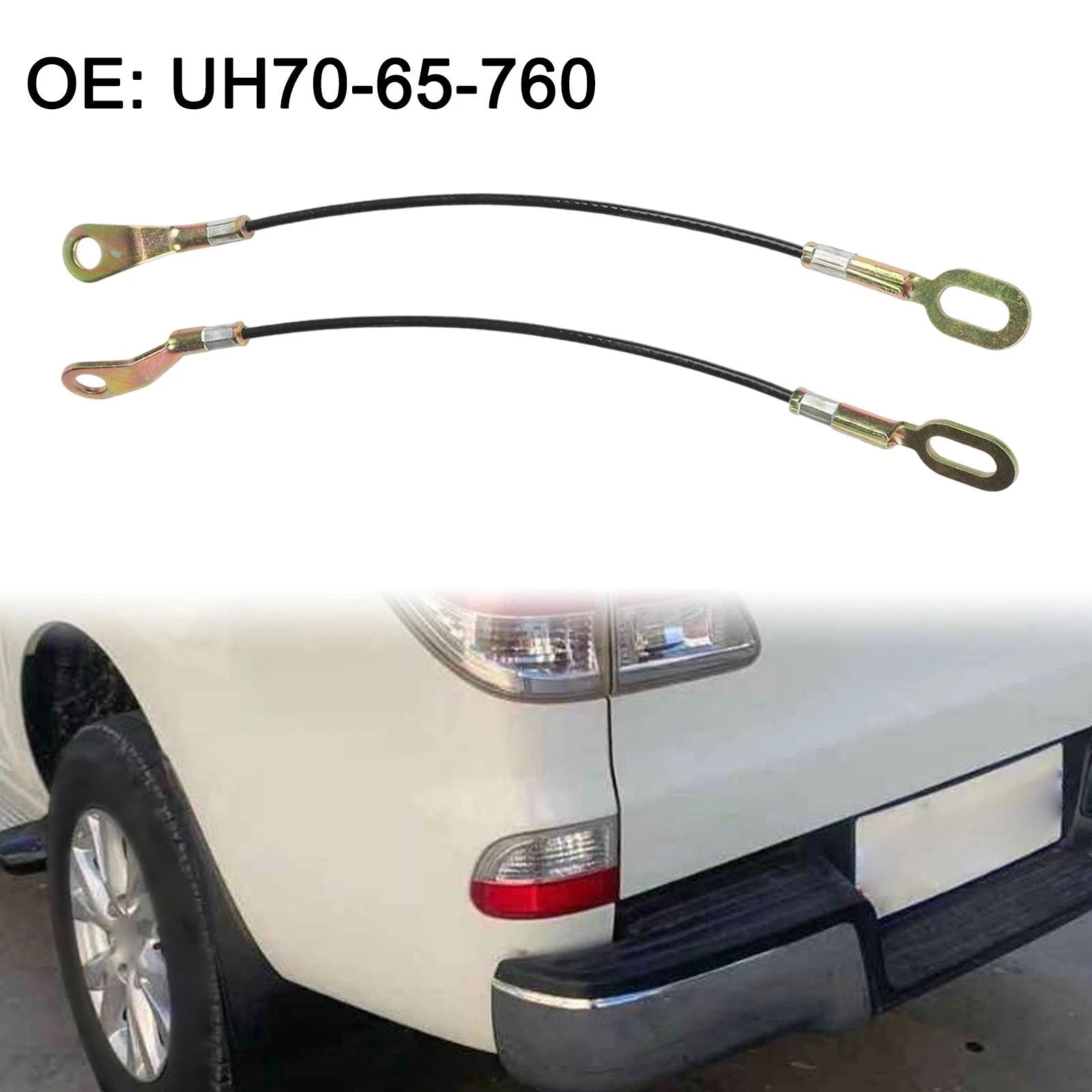 2X Tailgate Support Strap for Ford Ranger-Mazda Pickup (2011–2019) UH70-65-760
