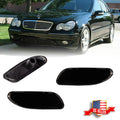 Smoked Side Marker Light Housings for Mercedes Benz W203 C-Class (2001–2007)