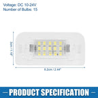 2 x LED License Plate Lights for MERCEDES-BENZ B-Class W246 (2011-2019)