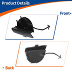 Tow Hook Cover for Ford Focus (2014–2018) - Front Right Side, Gloss Black