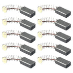 Set of 10 Carbon Brushes for Electric Motor Power Drill