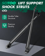 2 Lift Supports Struts for Jeep Grand Cherokee (1999–2004)