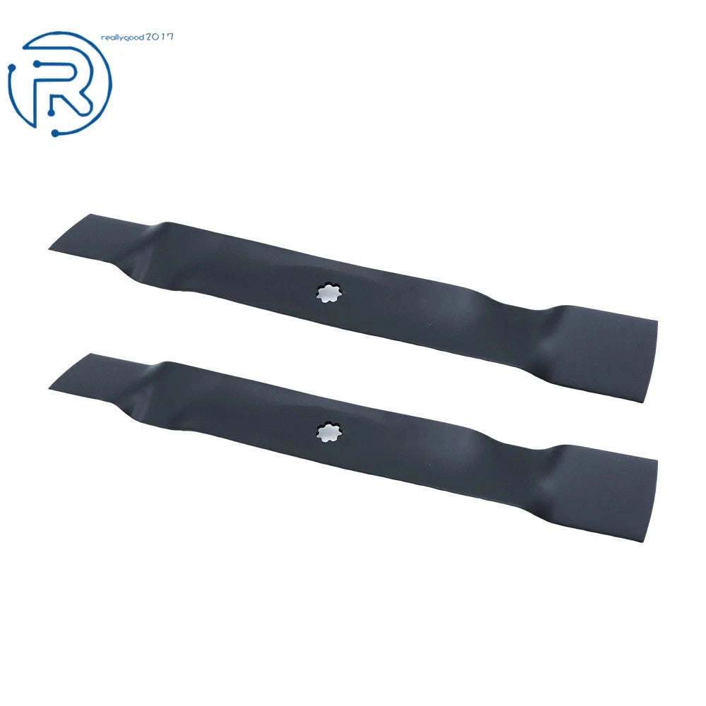 Set of 2 Steel Mulching Blades for John Deere 42"