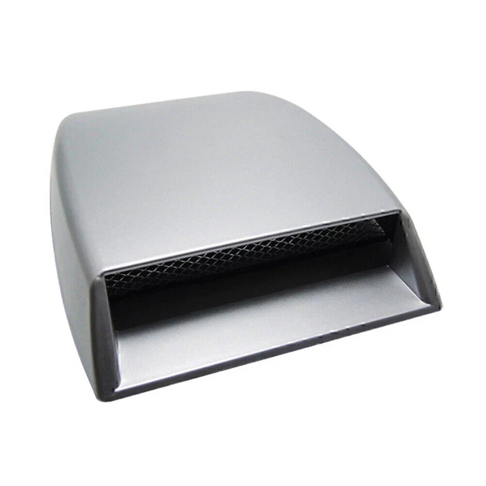 Universal Grey Hood Scoop Vent for Car Roof Decorative Air Flow (N/A)