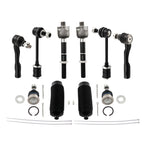 Front Steering Kit Tie Rod Ball Joint Sway Bar for Toyota Sequoia Tundra (2003–2007)