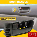 Set of 2 Interior Door Handles for Toyota Sienna (2004–2010) Gray