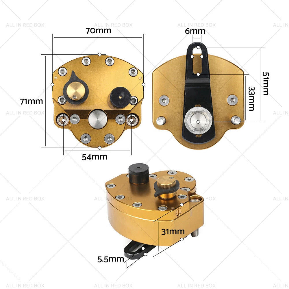 Adjustable Steering Damper Stabilizer Kit for Kove 450 Rally (2021–2023)