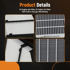 2X Engine Air Filter and Cabin Filter Kits for Honda HR-V (2023-2026)