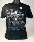 Ford Mustang T-Shirt Black Running Pony Script (2005–2020)