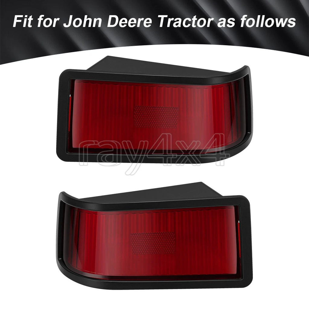 Set of 2 Rear Tail Light Assemblies for John Deere 415 425 445 455