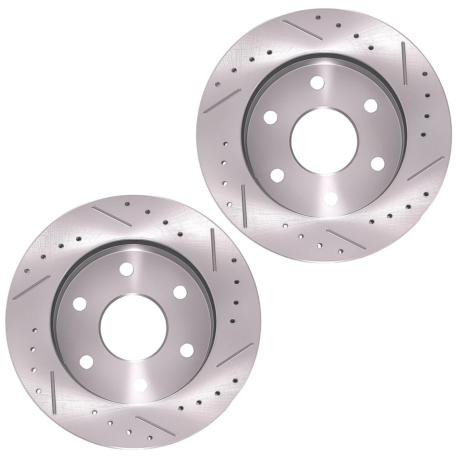 Front Drilled Slotted Brake Rotors & Pads for GMC K1500 Suburban (1992–1999) S5569
