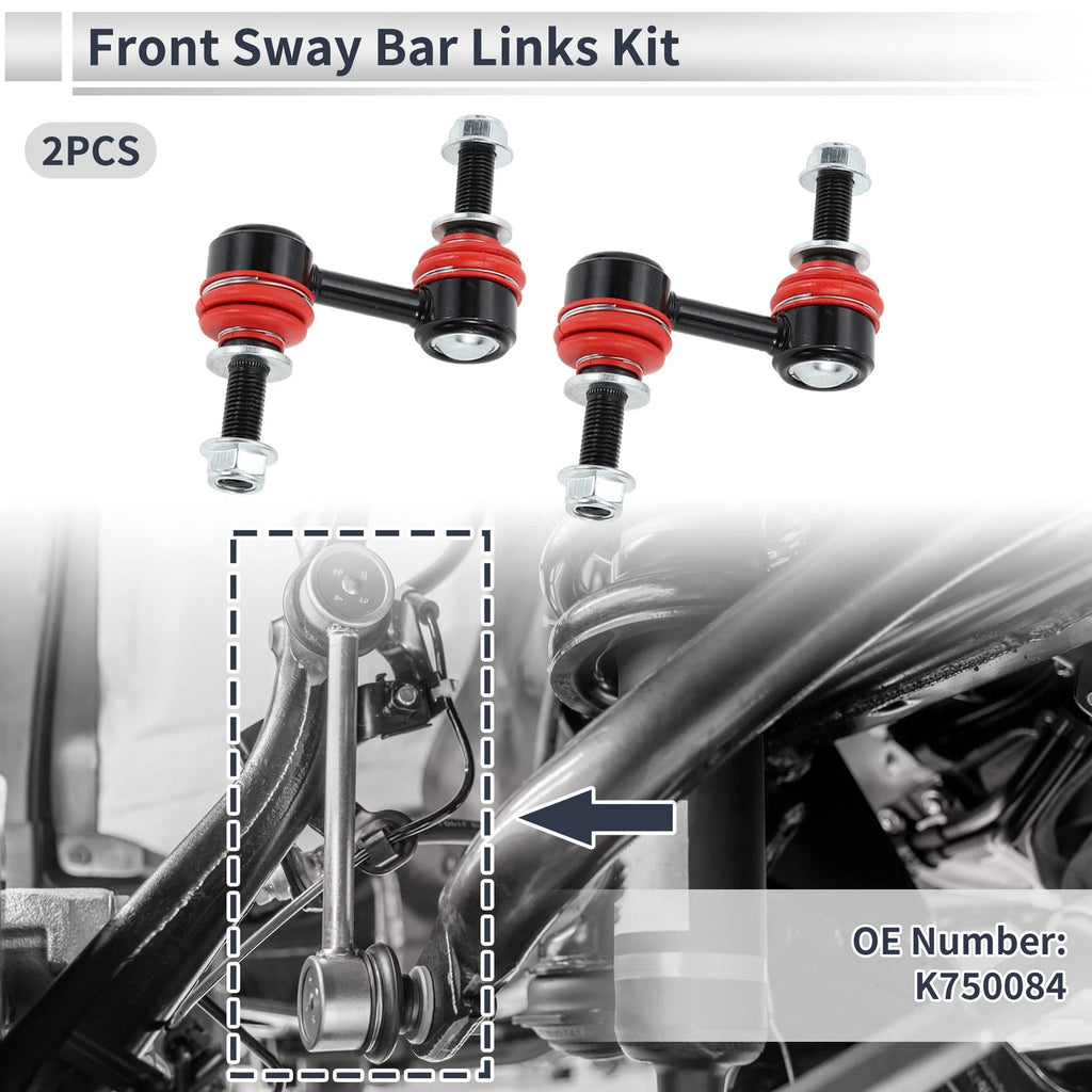 2X Front Stabilizer Bar Links for Subaru B9 Tribeca (2006–2007) No.K750084
