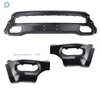 Front Bumper Face Bar for Ram 1500 (2019–2024) Black Steel with Fog Light Holes