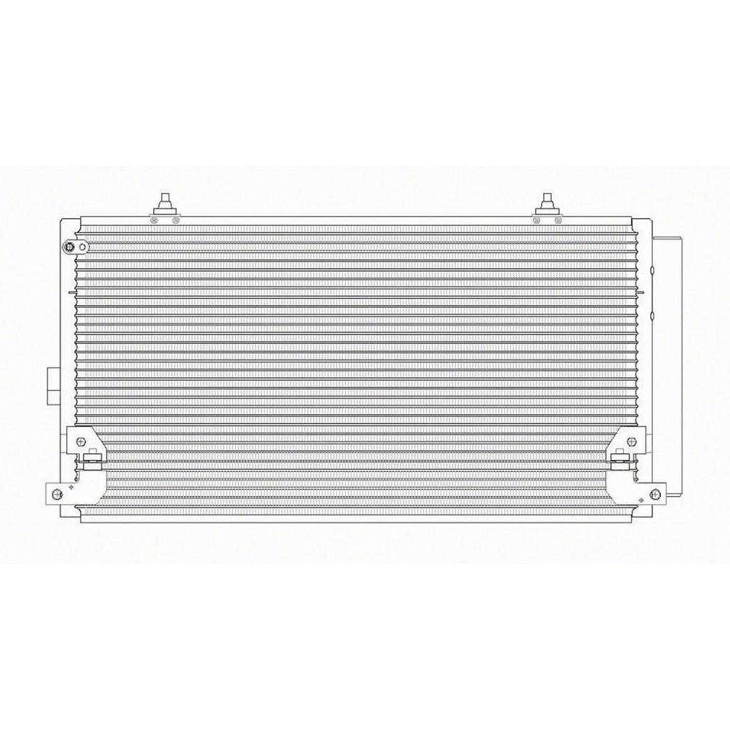 Replacement A/C Condenser w/Receiver Drier (See compatibility Chart)
