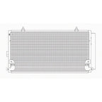 Replacement A/C Condenser w/Receiver Drier (See compatibility Chart)