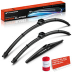 Set of 3 Windshield Wiper Blades for BMW i3 (2014–2021)