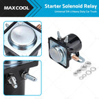 Starter Solenoid Relay for Ford (12V, SW-3, H/D, 4 Terminal)