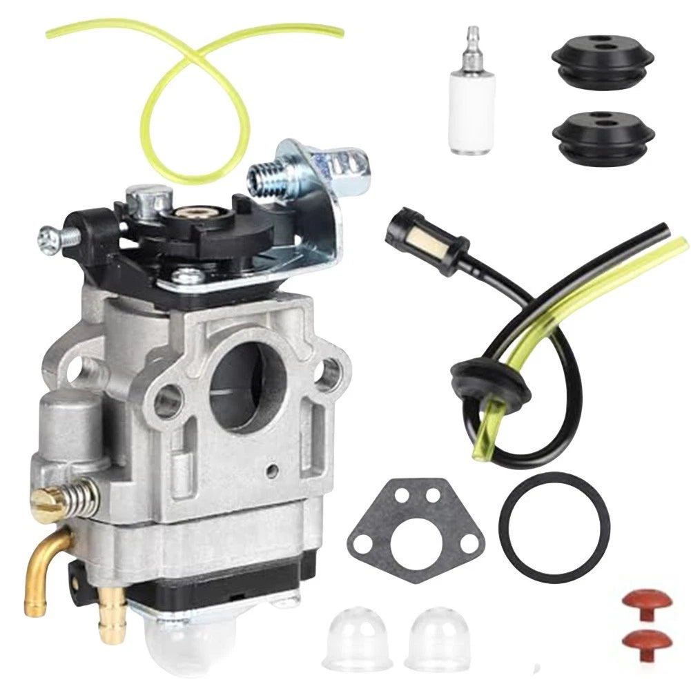 Carburettor Kit for Brush Cutter 43cc 49cc 52cc with Gasket, Start Pump, Hose