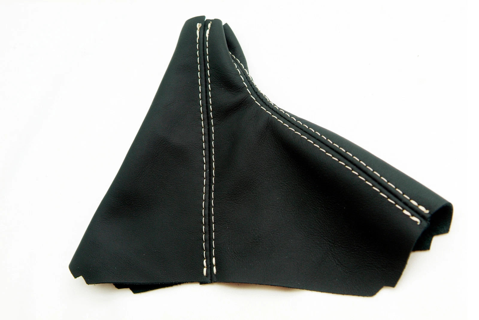 Manual Shift Boot for Mustang GT (2010–2014) Beige Stitch Synthetic Leather