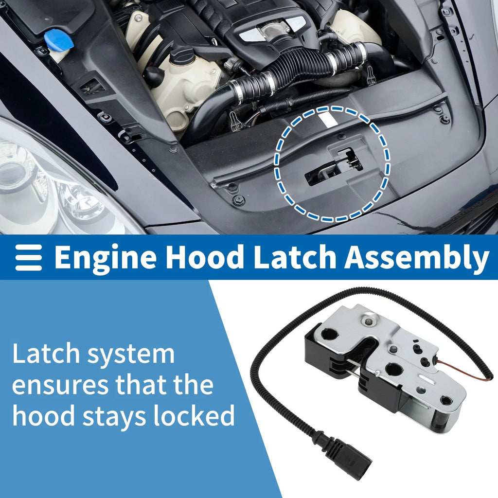 Hood Latch Assembly for Volkswagen Tiguan (2008–2018) No. 5N0823509B