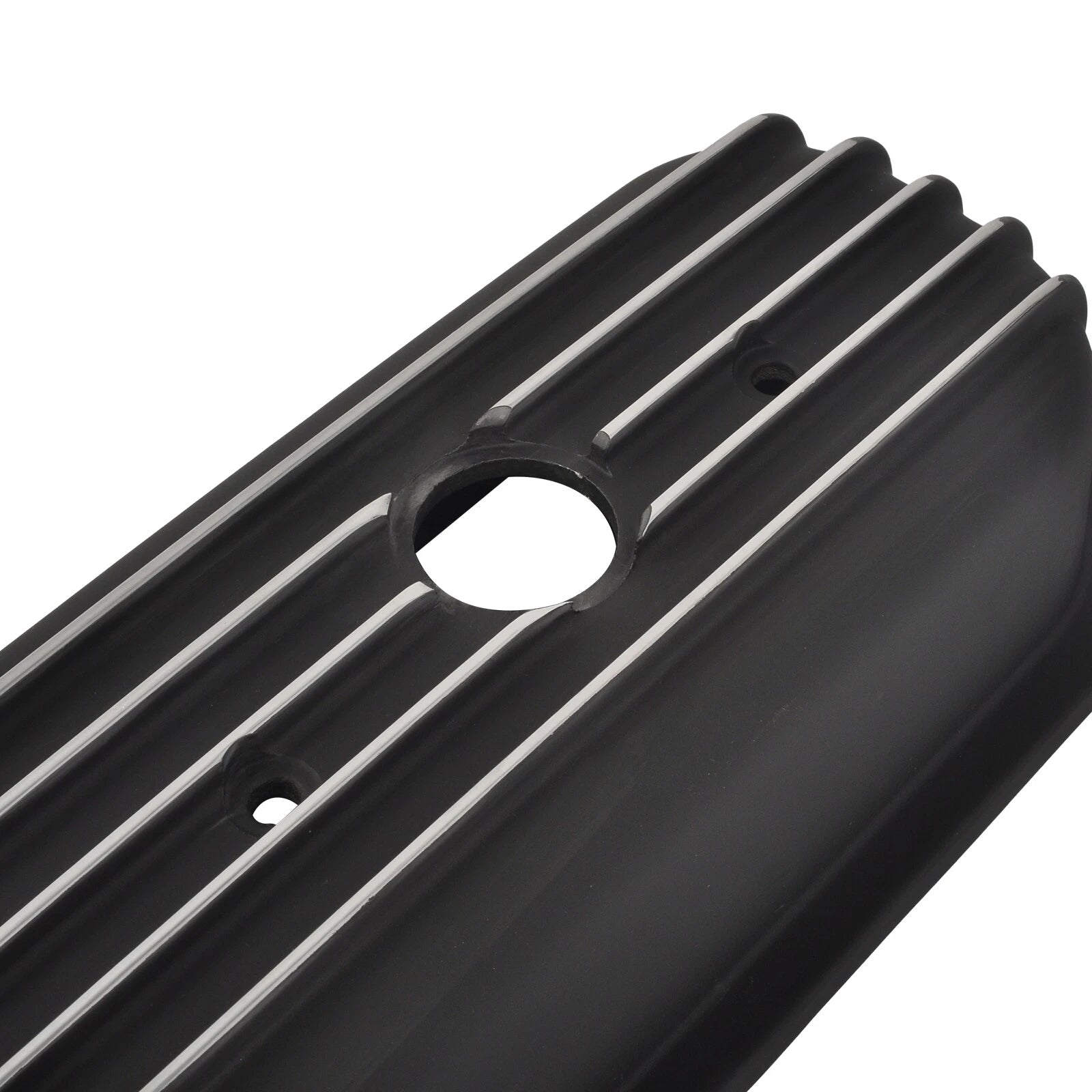 Black Short Valve Covers for Chevy 350 5.0L 5.7L (1987–1997)