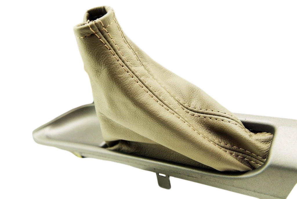E Brake Boot Cover for Lexus GX470 (2003–2009) Dark Beige Leather Synthetic