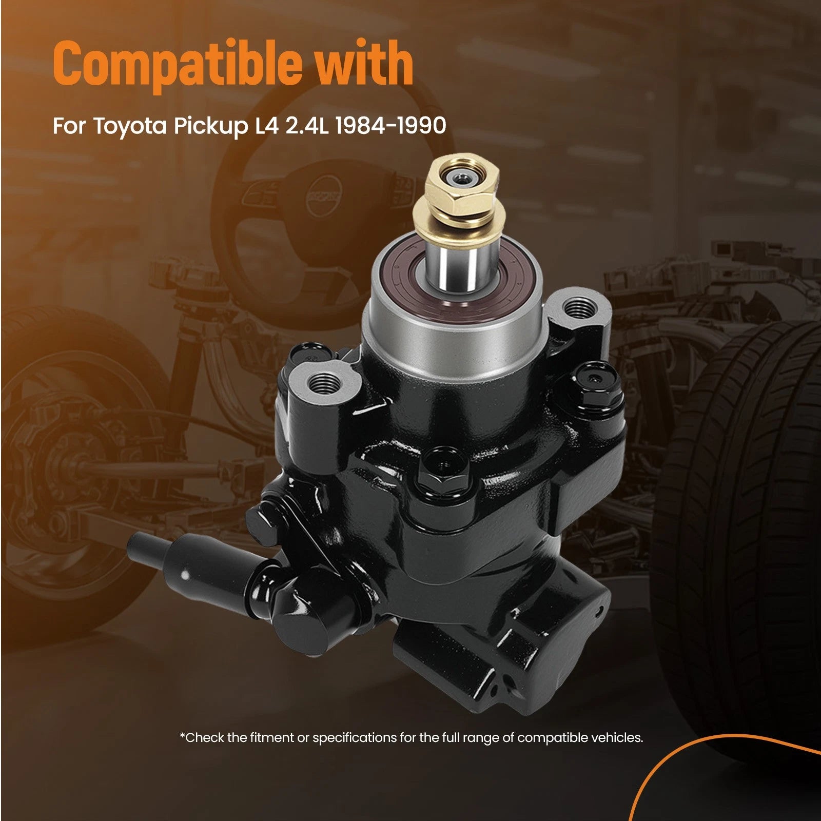 Power Steering Pump for Toyota Pickup L4 (1985–1990)