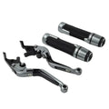 Folding Extendable Brake Clutch Levers Grip Set for Ducati Monster 659
