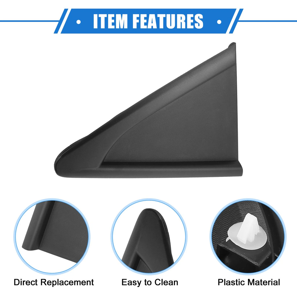 2pcs Rear Mirror Corner Triangle Fender Cover for Chevrolet Cruze (2011–2016)