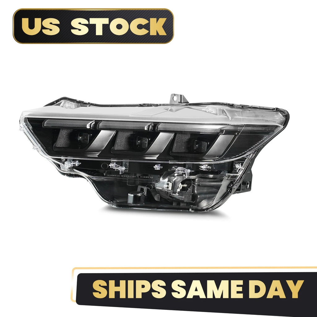 Full LED Headlight Driver Left Side w/Bulb & DRL for Ford Mustang (2024–2026)