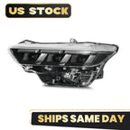 Full LED Headlight Driver Left Side w/Bulb & DRL for Ford Mustang (2024–2026)
