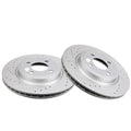 Drilled & Slotted Front Brake Disc Rotors for Mini Cooper (2002–2006)