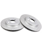 Drilled & Slotted Front Brake Disc Rotors for Mini Cooper (2002–2006)