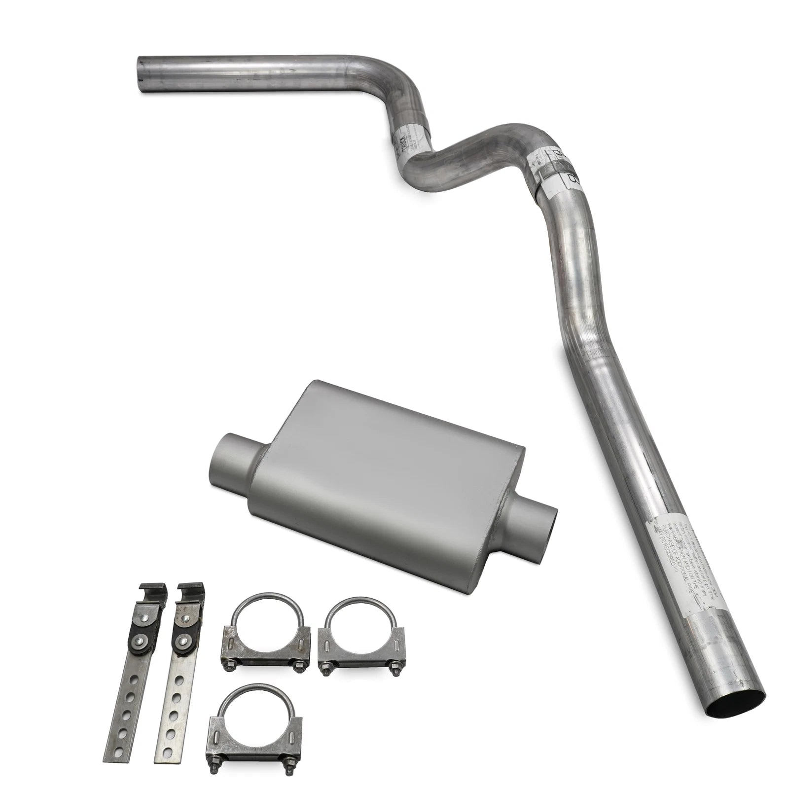 3" Single Exhaust Kit for Chevy Tahoe (2007–2014) S Exit 2 Chamber No Tip