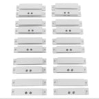 Set of 10 Wired Magnetic Door Sensors with Reed Switch for