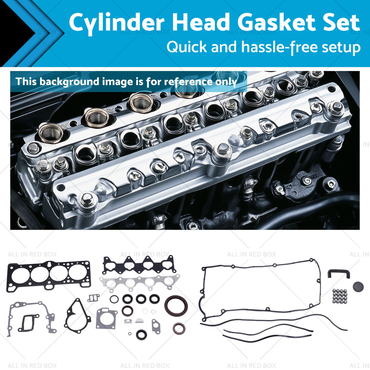 Cylinder Head Gasket Set for Hyundai Getz (2002–2011) G4EE, G4EC